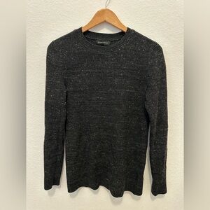 Banana Republic Charcoal Heather Crewneck Sweater